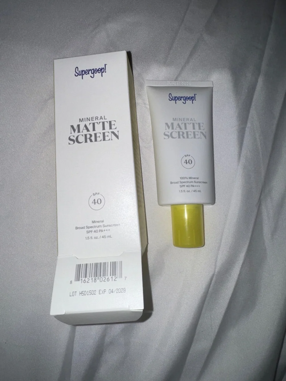 SUPERGOOP! 100% Mineral Mattescreen Sunscreen SPF 40